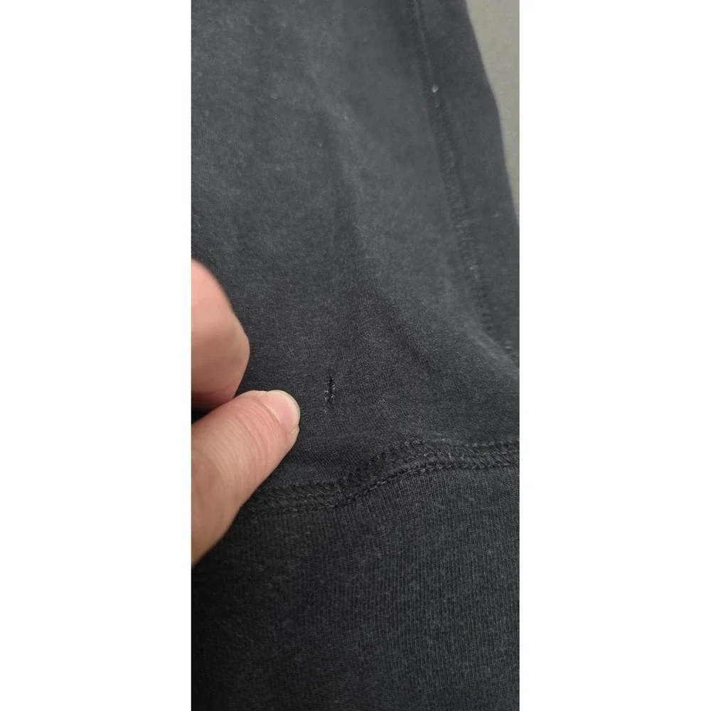 Alo Yoga Black Moto Zipper Pocket Jogger Sweatpants Woman Gym‎ Lounge XS